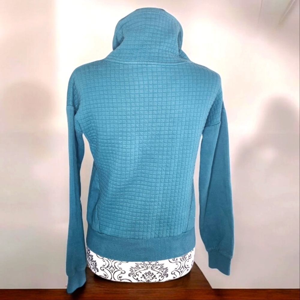 DIADORA Teal Turtleneck Sweater- Medium - Picture 4 of 5